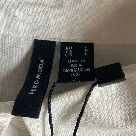 Vera Moda  | Gittana LS Crop Shirt - Picture 11 of 12